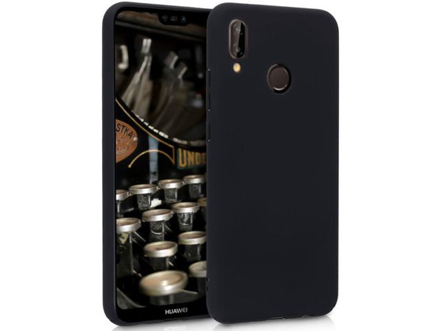 Etui na telefon silikonowe Alogy do Huawei P20 Lite czarne