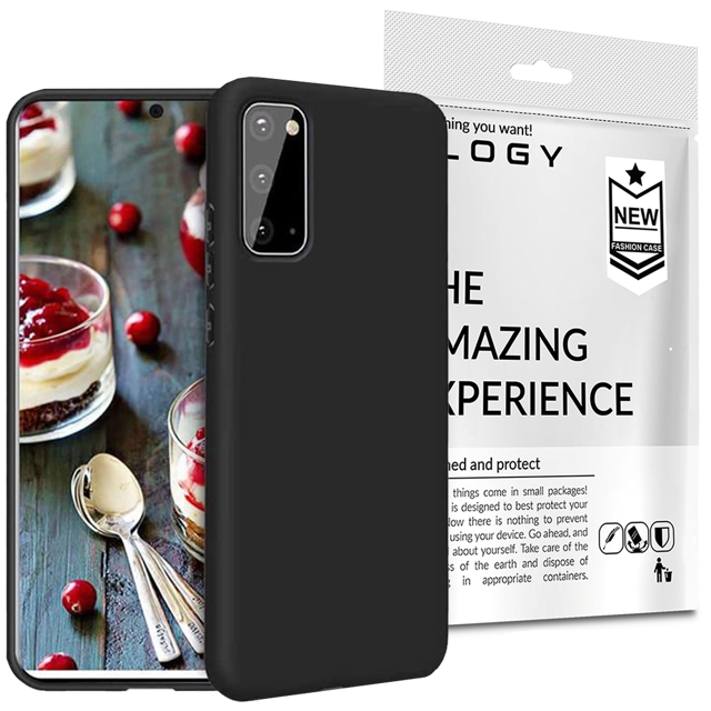 Etui na telefon silikonowe Alogy do Samsung Galaxy A41 czarne