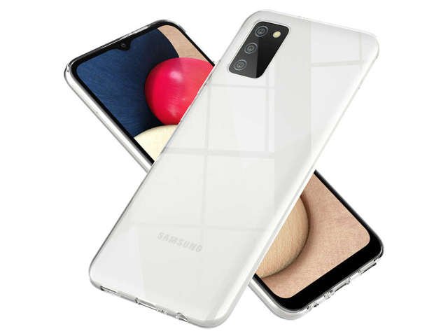 Etui na telefon silikonowe do Samsung Galaxy A02s silikonowe przezroczyste