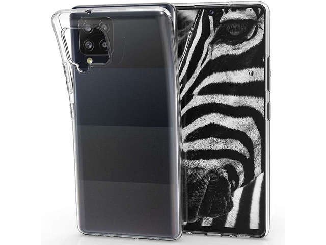 Etui na telefon silikonowe do Samsung Galaxy A42 5G silikonowe przezroczyste