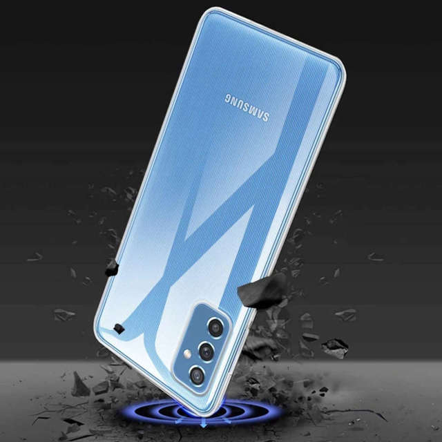Etui na telefon silikonowe do Samsung Galaxy M52 5G przezroczyste