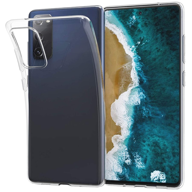 Etui na telefon silikonowe do Samsung Galaxy S20 FE silikonowe przezroczyste