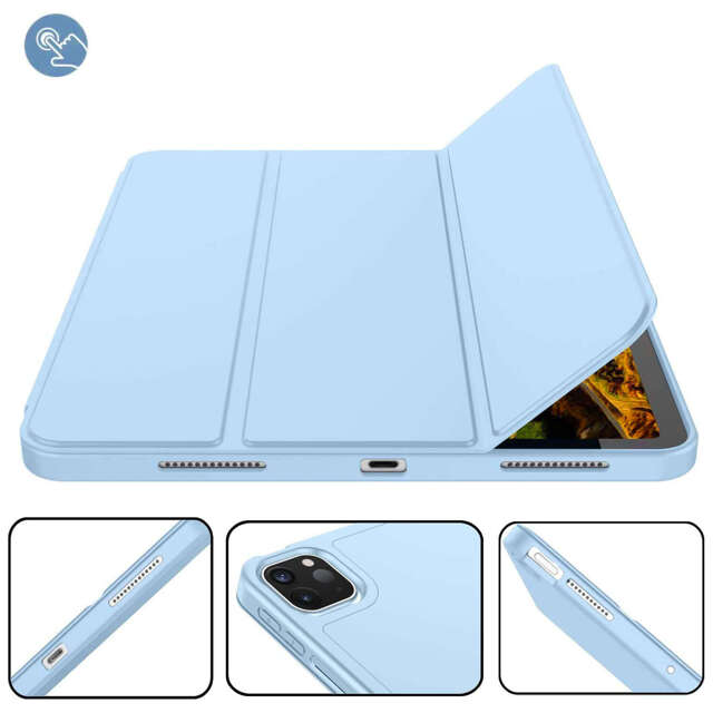 Etui ochronne Alogy Book Cover Pencil Case obudowa z miejscem na rysik do Apple iPad Air 6 11" (2024) / 4/5 (2020,2022) / iPad Pro 11 Niebieskie