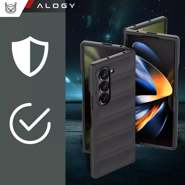 Etui ochronne na telefon MagicShield obudowa plecki case do Samsung Galaxy Z Fold 6 Czarne