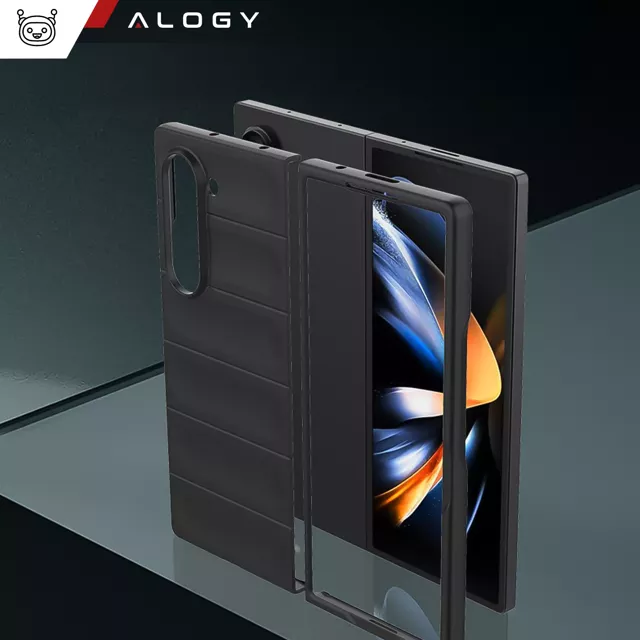 Etui ochronne na telefon MagicShield obudowa plecki case do Samsung Galaxy Z Fold 6 Czarne