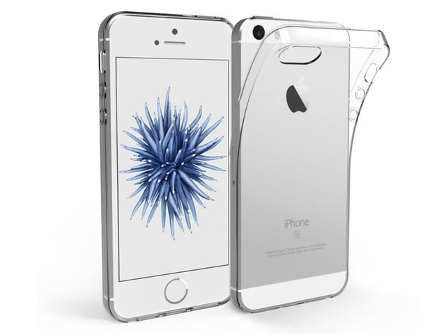 Etui silikonowe crystal 0.3mm guma do Apple iPhone 5/5S/SE