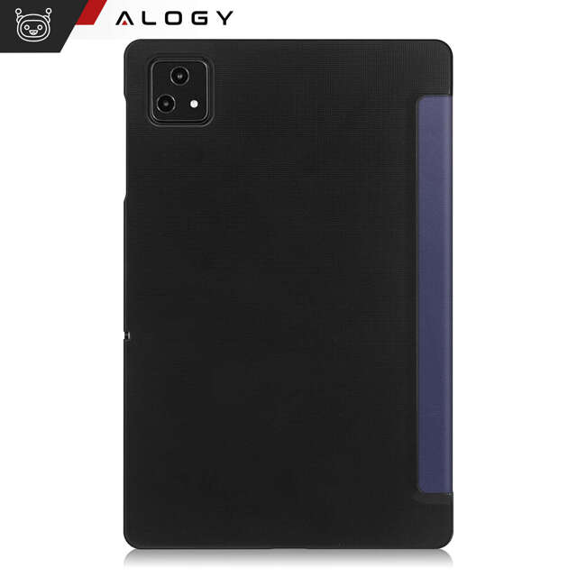 Etui + szkło do T-Mobile T Tablet 5G 10.36" obudowa na tablet Alogy Book Cover Case Granatowe + Rysik Gratis