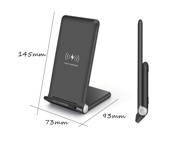 FDGAO Ładowarka bezprzewodowa Qi podstawka ładująca USB-C Type C 15W 