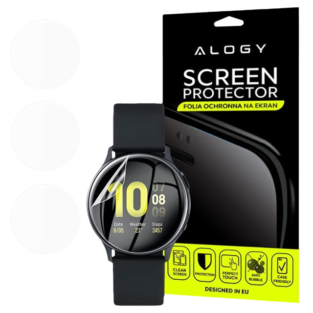 Folia Alogy x3 do smartwatch Samsung Galaxy Active 2 44mm hydrożelowa