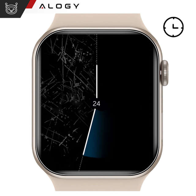 Folia ochronna Hydrożelowa hydrogel Alogy do smartwatcha do Apple Watch SE (44mm)