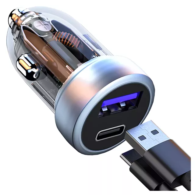 Ładowarka samochodowa Szybkie ładowanie QC3.0 PowerDelivery PD Alogy Car Charger 120W USB USB-C