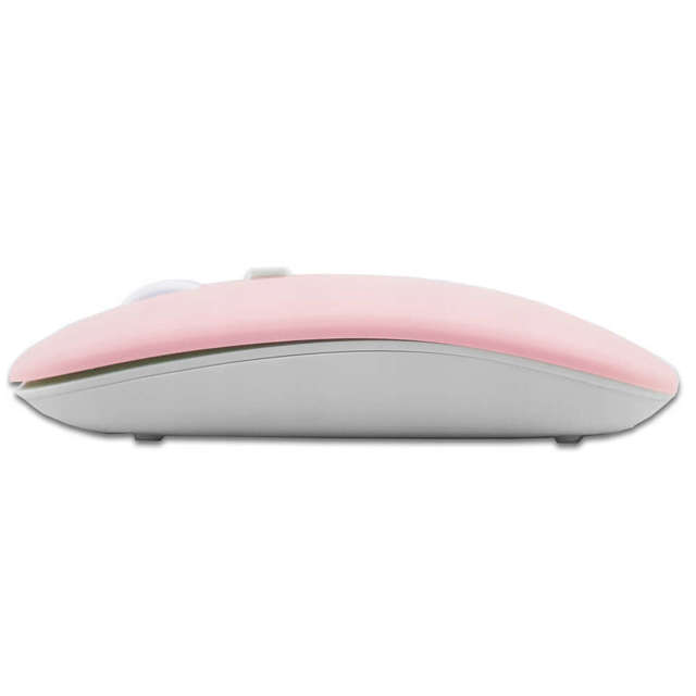 Myszka bezprzewodowa Alogy Mouse do laptopa tabletu różowa