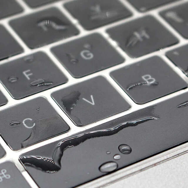 Nakładka ochronna Alogy osłona na klawiaturę EU do Apple Macbook Air 13 2022 M2 A2681 Czarna