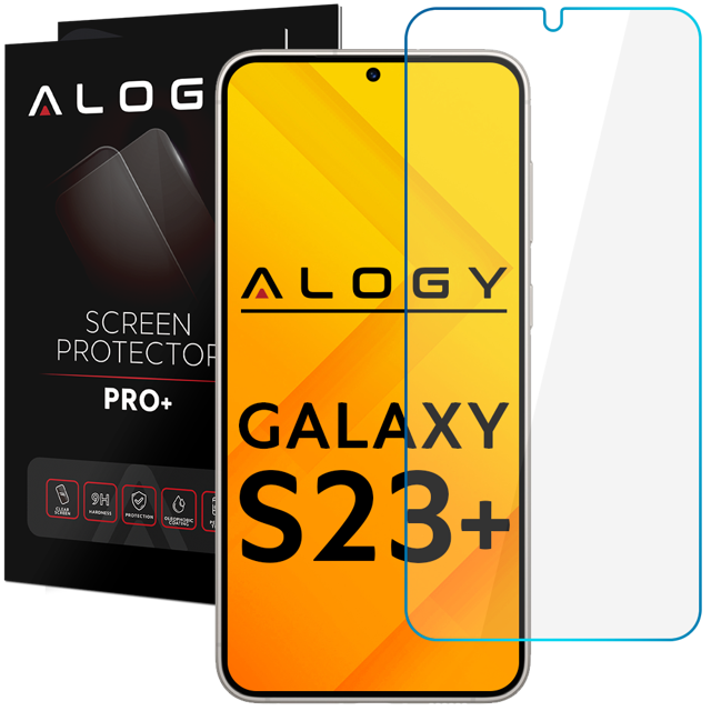 Screen Protector PRO+ Szkło hartowane 9H Alogy ochrona na ekran do Samsung Galaxy S23 Plus