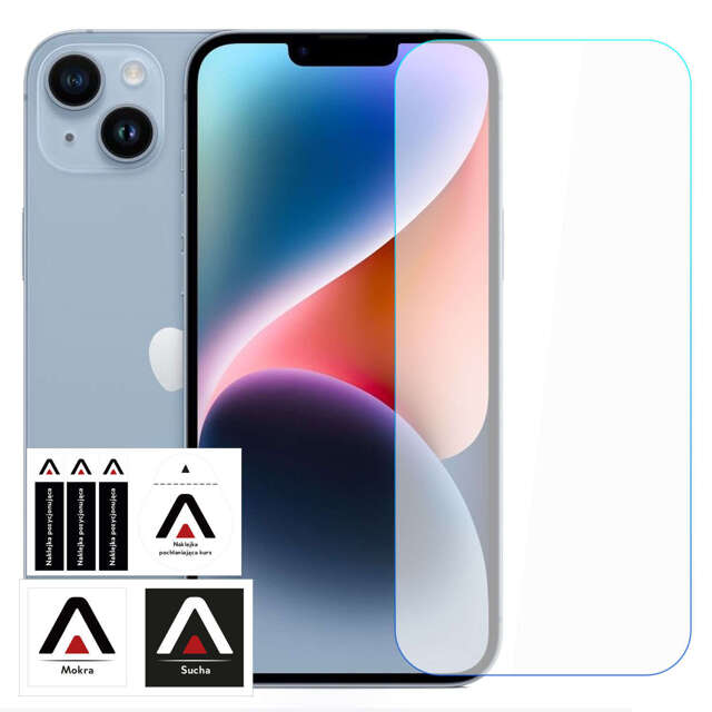 Szkło hartowane 9H do iPhone 15 / 15 Pro  / 16 na ekran Alogy Screen Protector PRO+