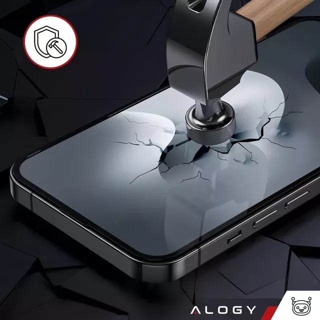 Szkło hartowane do Apple iPhone 16 Pro ochronne szkiełko na ekran 9H Alogy Heavy Pro+™️