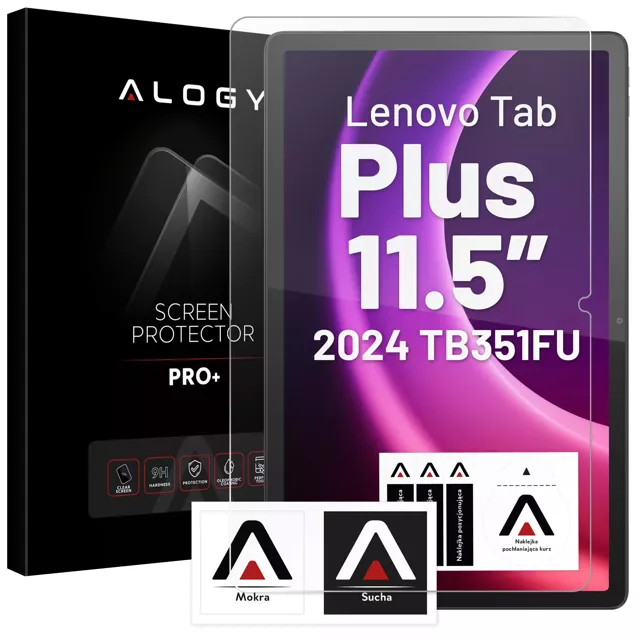 Szkło hartowane do Lenovo Tab Plus 11.5" 2024 TB351FU TB351 Alogy Screen Protector Pro+ 9H ochronne na ekran