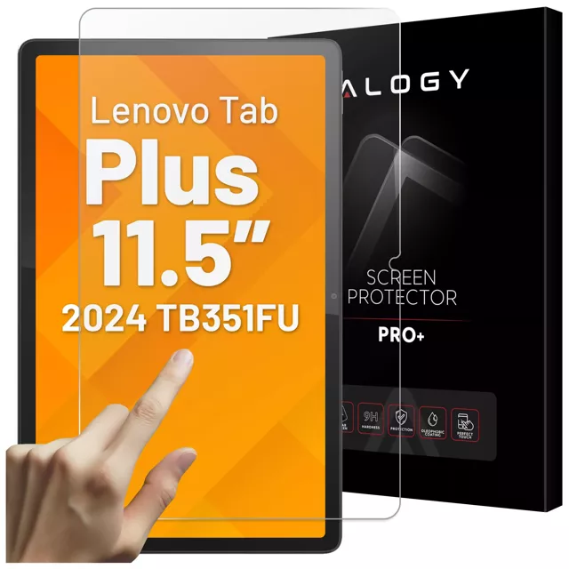 Szkło hartowane do Lenovo Tab Plus 11.5" 2024 TB351FU TB351 Alogy Screen Protector Pro+ 9H ochronne na ekran