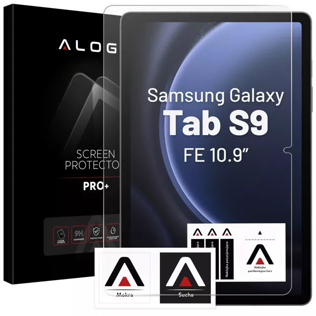 Szkło hartowane do Samsung Galaxy Tab S9 FE 10.9" Alogy Screen Protector Pro+ 9H ochronne na ekran