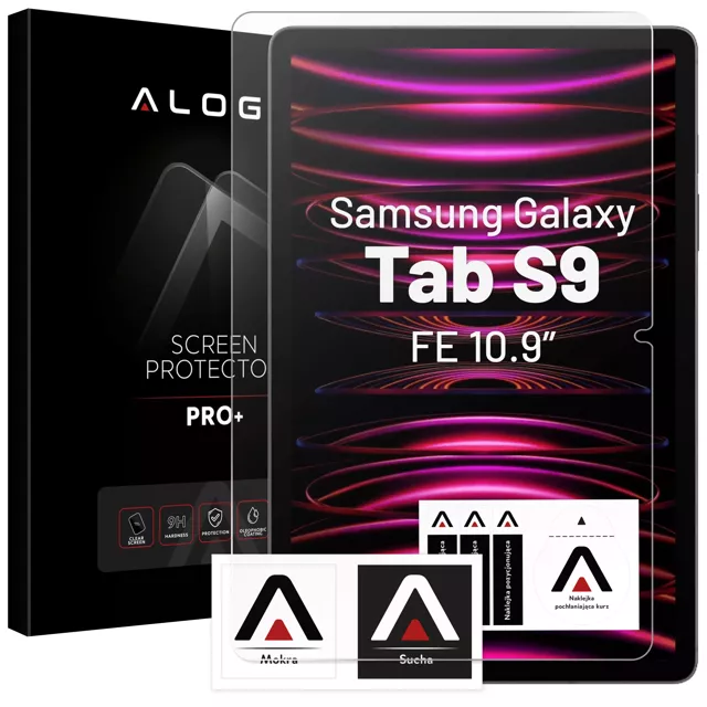 Szkło hartowane do Samsung Galaxy Tab S9 FE 10.9" Alogy Screen Protector Pro+ 9H ochronne na ekran