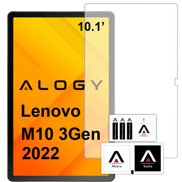 Szkło hartowane na ekran Lenovo M10 10.1' TB328 TB-328FU TB-328XU 3gen Alogy Screen Protector Pro+ 9H