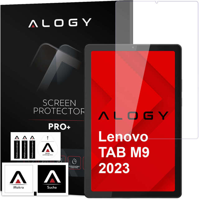 Szkło hartowane na ekran Lenovo Tab M9 2023 TB310 TB-310FU TB-310XU Alogy Screen Protector Pro+ 9H