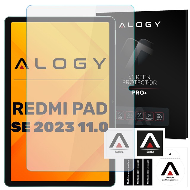 Szkło hartowane na ekran Xiaomi Redmi Pad SE 11.0” 2023 Alogy Screen Protector Pro+ 9H