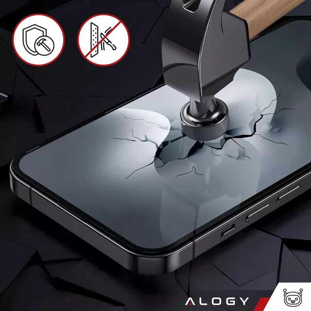 Szkło hybrydowe do Apple iPhone 14 Plus na ekran Alogy Flexi Glass 9H Case Friendly płaskie na ekran