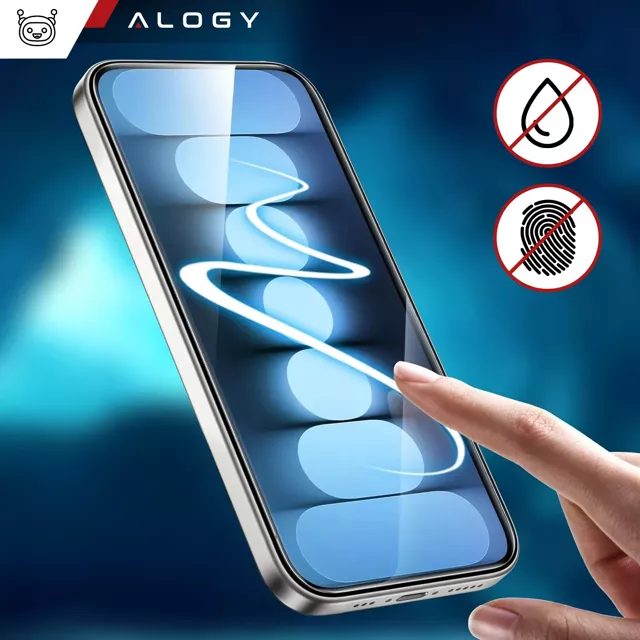 Szkło hybrydowe do Apple iPhone 14 Plus na ekran Alogy Flexi Glass 9H Case Friendly płaskie na ekran