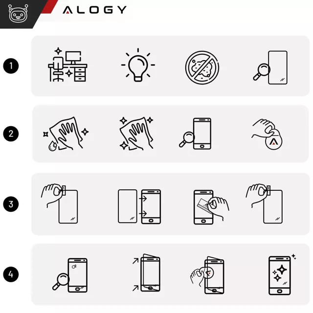 Szkło hybrydowe do Apple iPhone 14 Plus na ekran Alogy Flexi Glass 9H Case Friendly płaskie na ekran