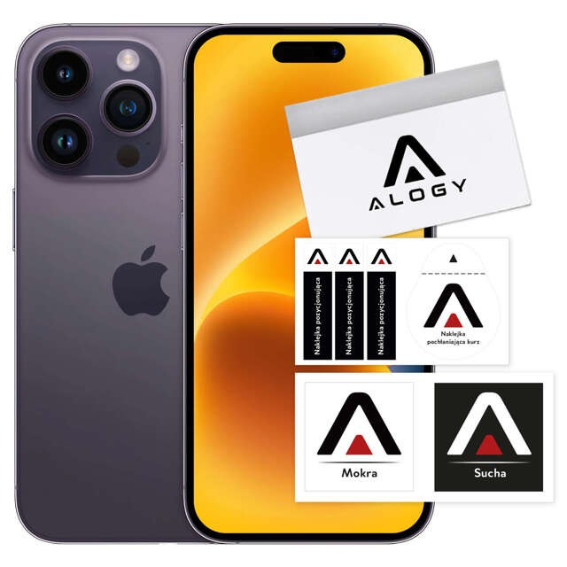 Szkło hybrydowe do Apple iPhone 14 Pro Max na ekran Alogy Flexi Glass 9H Case Friendly płaskie na ekran