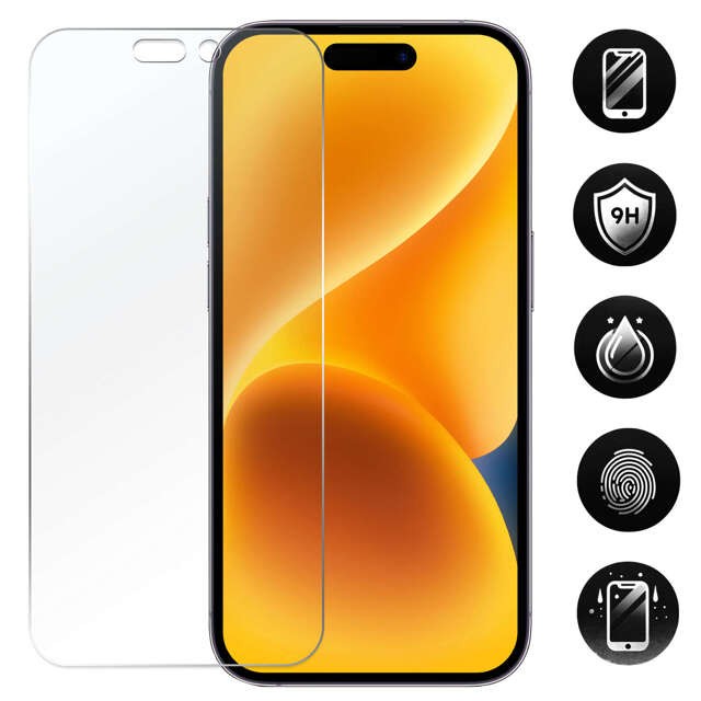 Szkło hybrydowe do Apple iPhone 14 Pro Max na ekran Alogy Flexi Glass 9H Case Friendly płaskie na ekran