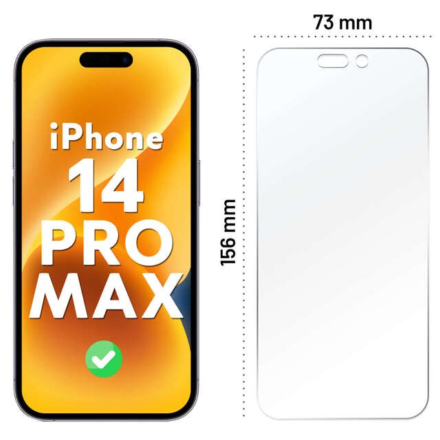 Szkło hybrydowe do Apple iPhone 14 Pro Max na ekran Alogy Flexi Glass 9H Case Friendly płaskie na ekran