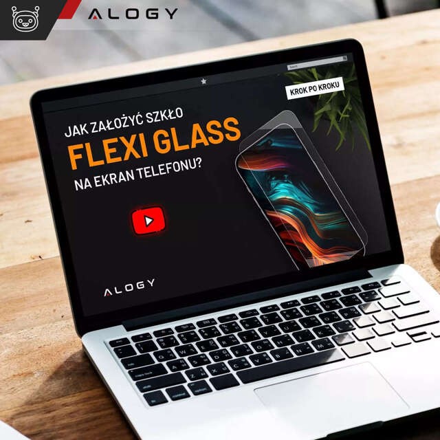 Szkło hybrydowe do Motorola Edge 40 Neo na ekran Alogy Flexi Glass 9H Case Friendly płaskie na ekran