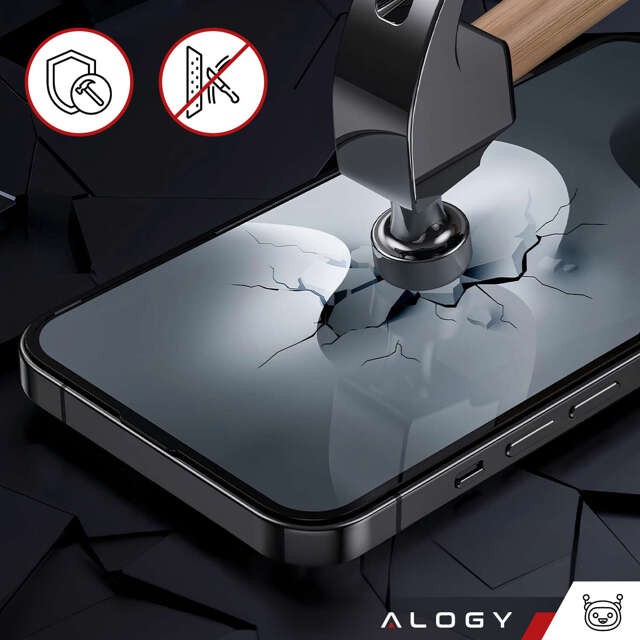 Szkło hybrydowe do Motorola Edge 40 Neo na ekran Alogy Flexi Glass 9H Case Friendly płaskie na ekran