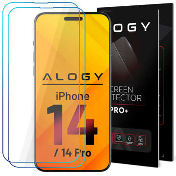 Alogy 2x Szkło hartowane do telefonu na ekran do Apple iPhone 14/ 14 Pro