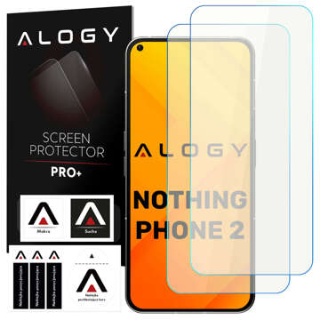 Alogy 2x Szkło hartowane na ekran do Nothing Phone 2 Screen Protector PRO+