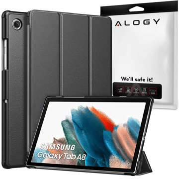 Alogy Etui do tabletu Smart Book do Samsung Galaxy Tab A8 2021 SM-X200/SM-X205 Szary