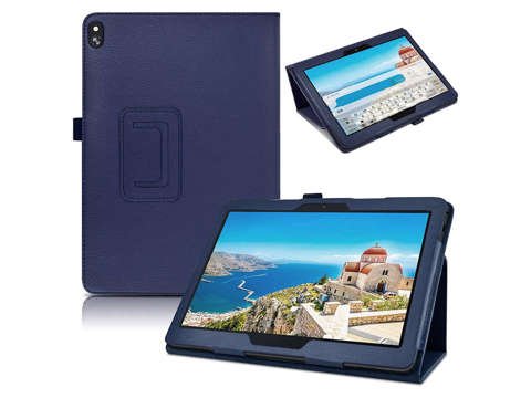 Alogy Etui na tablet stojak do Lenovo Tab M10 10.1 TB-X505 F/L Granatowe