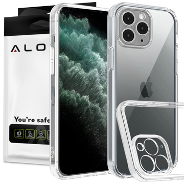 Alogy Etui na telefon ochronne obudowa Hybrid Case do Apple iPhone 11 Pro Max Przezroczyste