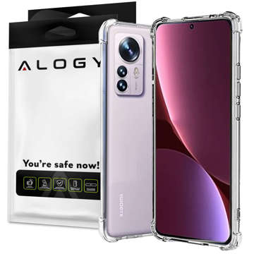 Alogy Etui na telefon pancerne ShockProof Case do Xiaomi 12 Pro Clear