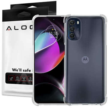 Alogy Etui na telefon pancerne ShockProof do Motorola Moto G 5G 2022 Przezroczyste