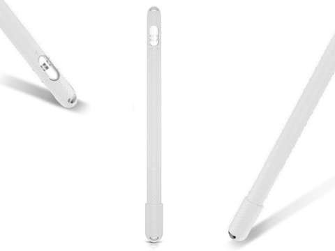 Alogy Etui ochronne na rysik pokrowiec obudowa na Apple Pencil 1 Białe