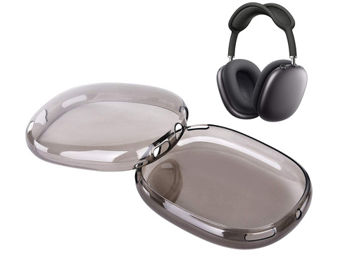Alogy Etui silikonowe wodoodporna nakładki do AirPods Max Czarne