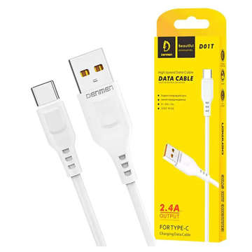 Alogy Kabel 1m przewód szybki USB-C Type C na Lightning PD 20W Biały