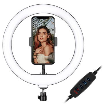 Alogy Lampa fotograficzna obręcz pierścień Ring A33 do zdjęć makijażu