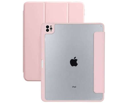 Alogy Magnetic Case Etui magnetyczne 2w1 do Apple iPad Air 4 2020 Różowe