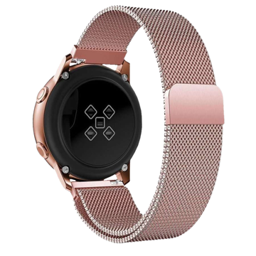 Alogy Milanese bransoleta pasek do Galaxy Watch Active 2 różowa