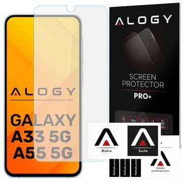 Alogy Screen Protector Pro+ 9H Szkło hartowane do Samsung Galaxy A35/A55 5G na ekran