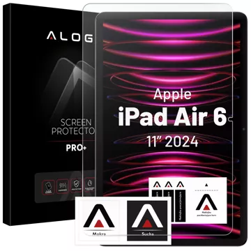 Alogy Screen Protector Pro+ Szkło hartowane do Apple iPad 10.9 10 gen 2022 (A2696/A2757/A2777) 